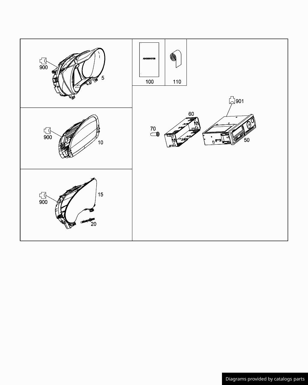 Car part diagram