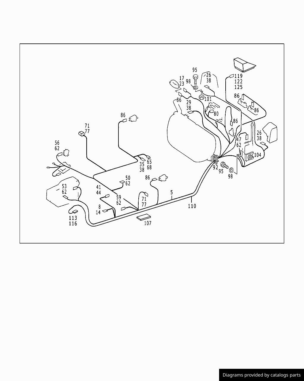 Car part diagram
