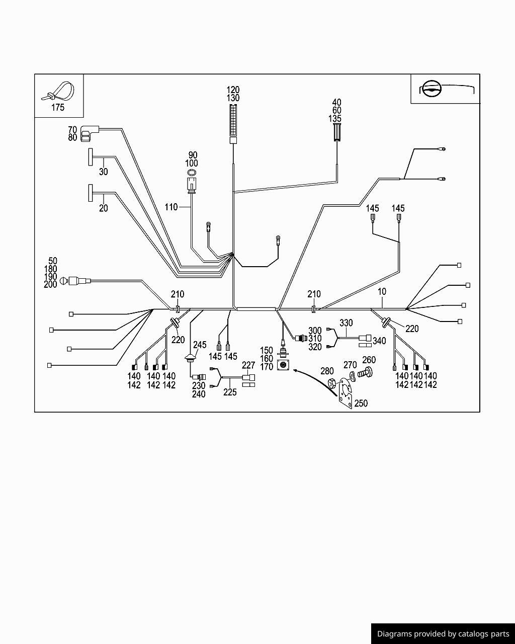 Car part diagram