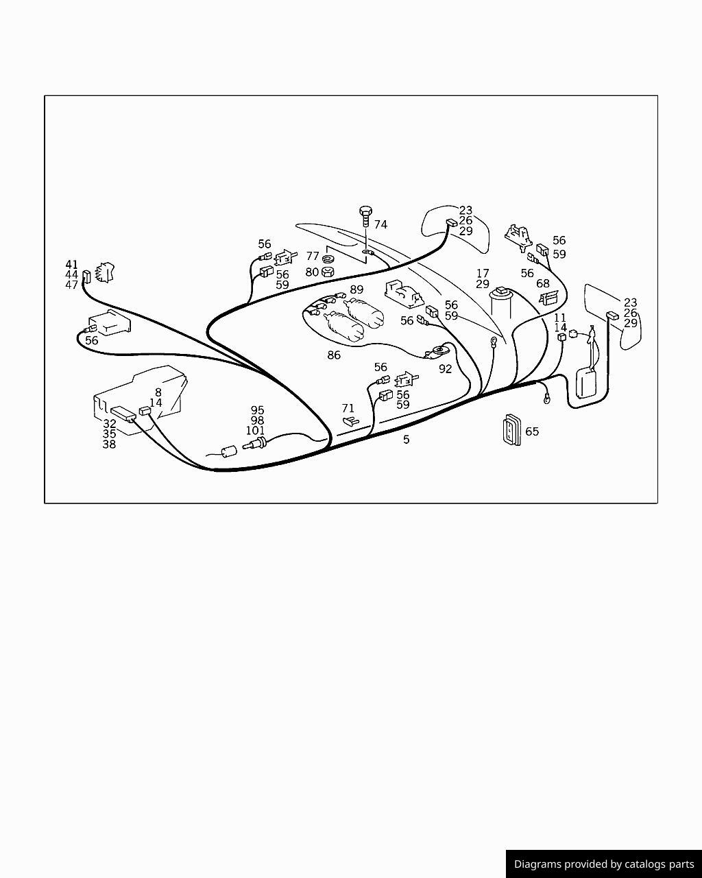 Car part diagram