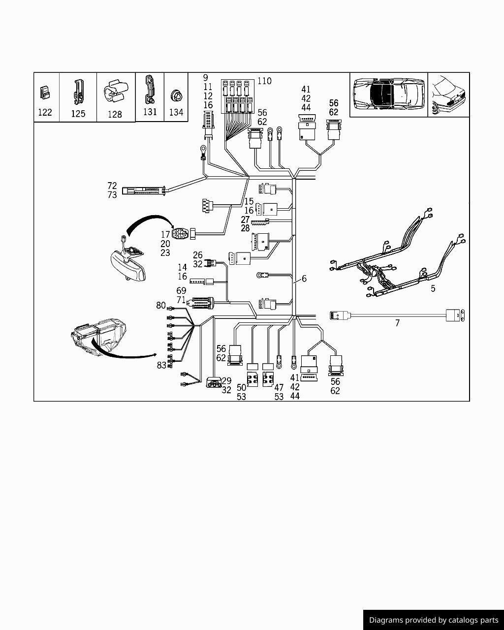 Car part diagram