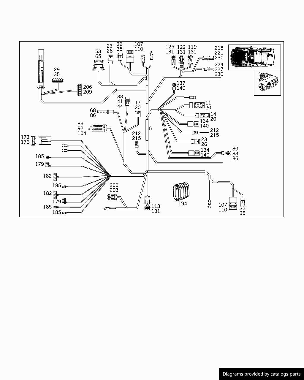 Car part diagram