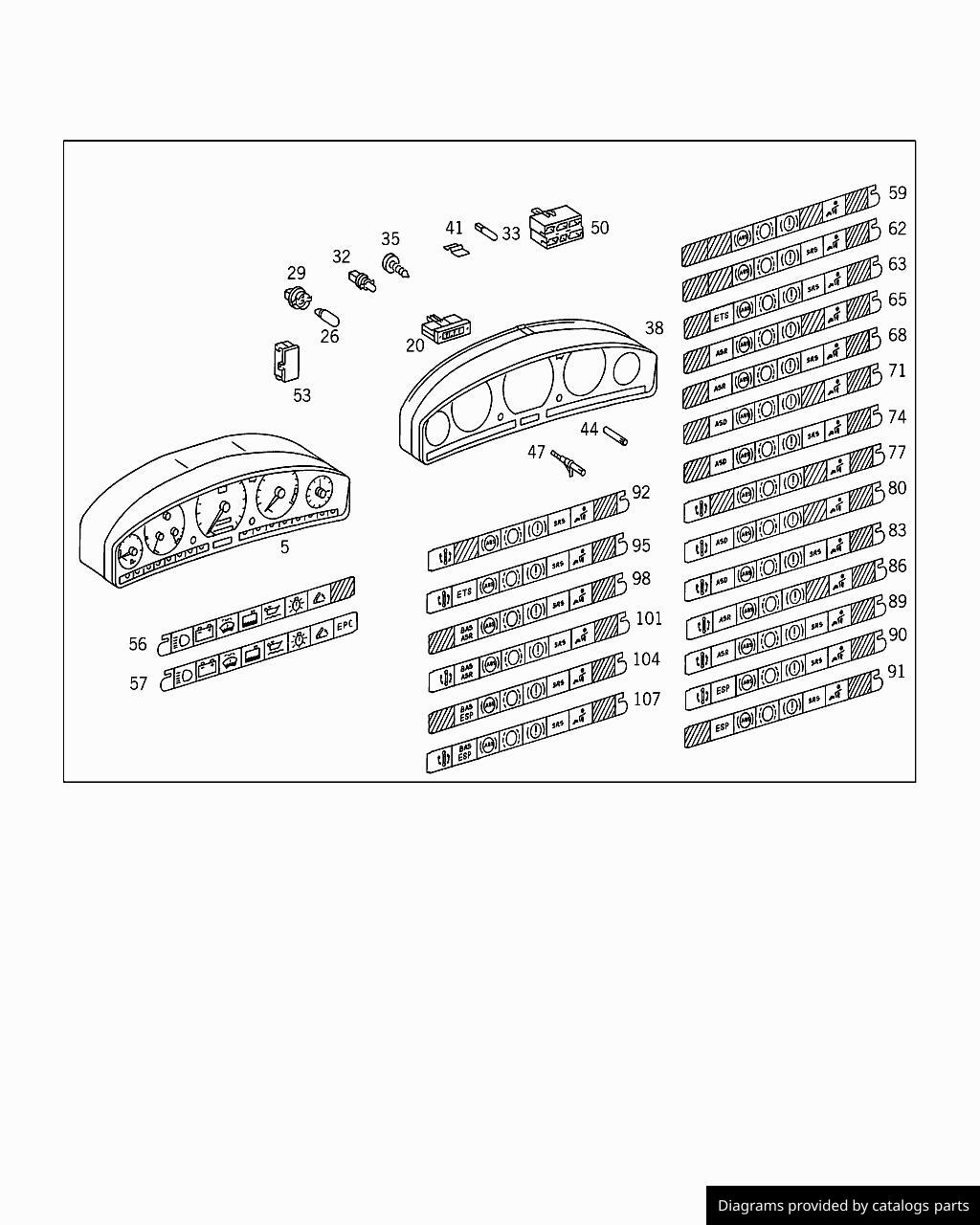 Car part diagram