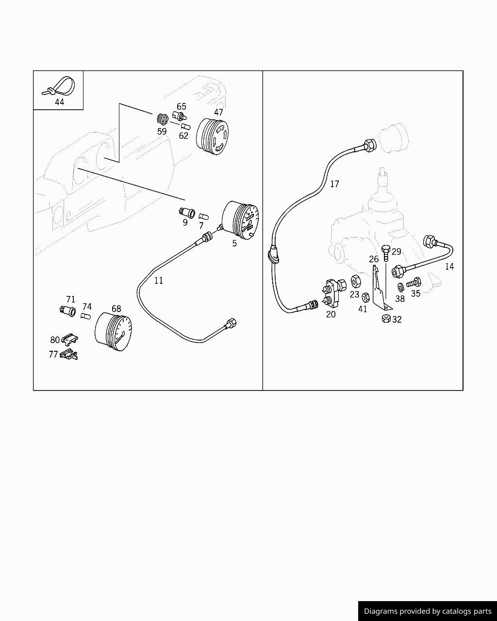 Car part diagram
