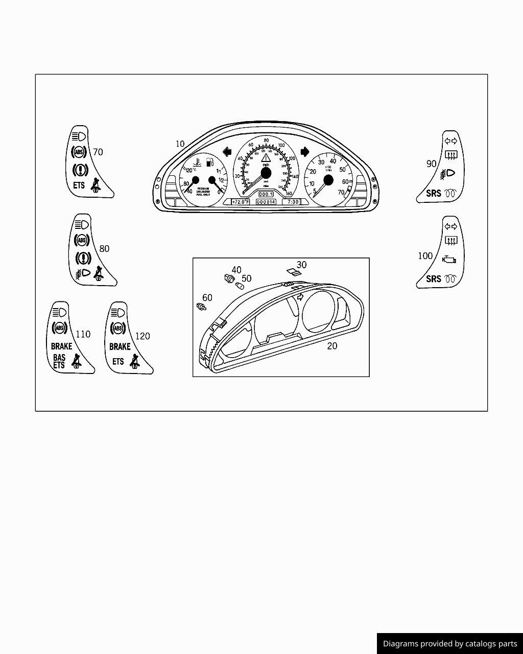 Car part diagram
