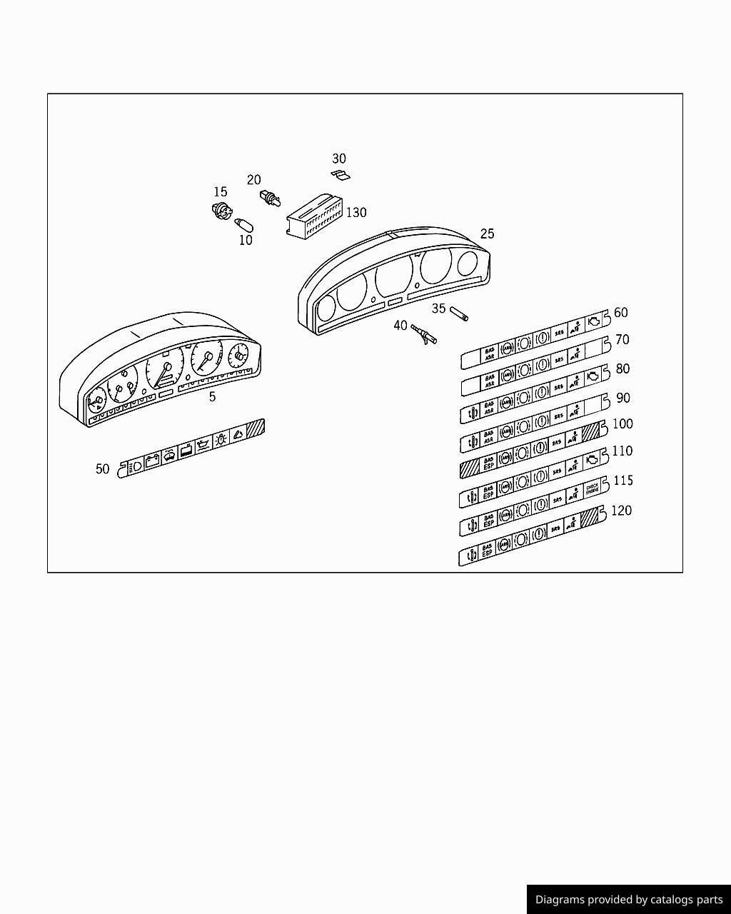 Car part diagram