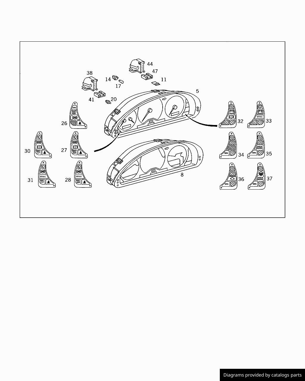 Car part diagram