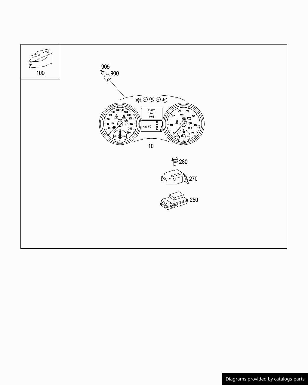 Car part diagram