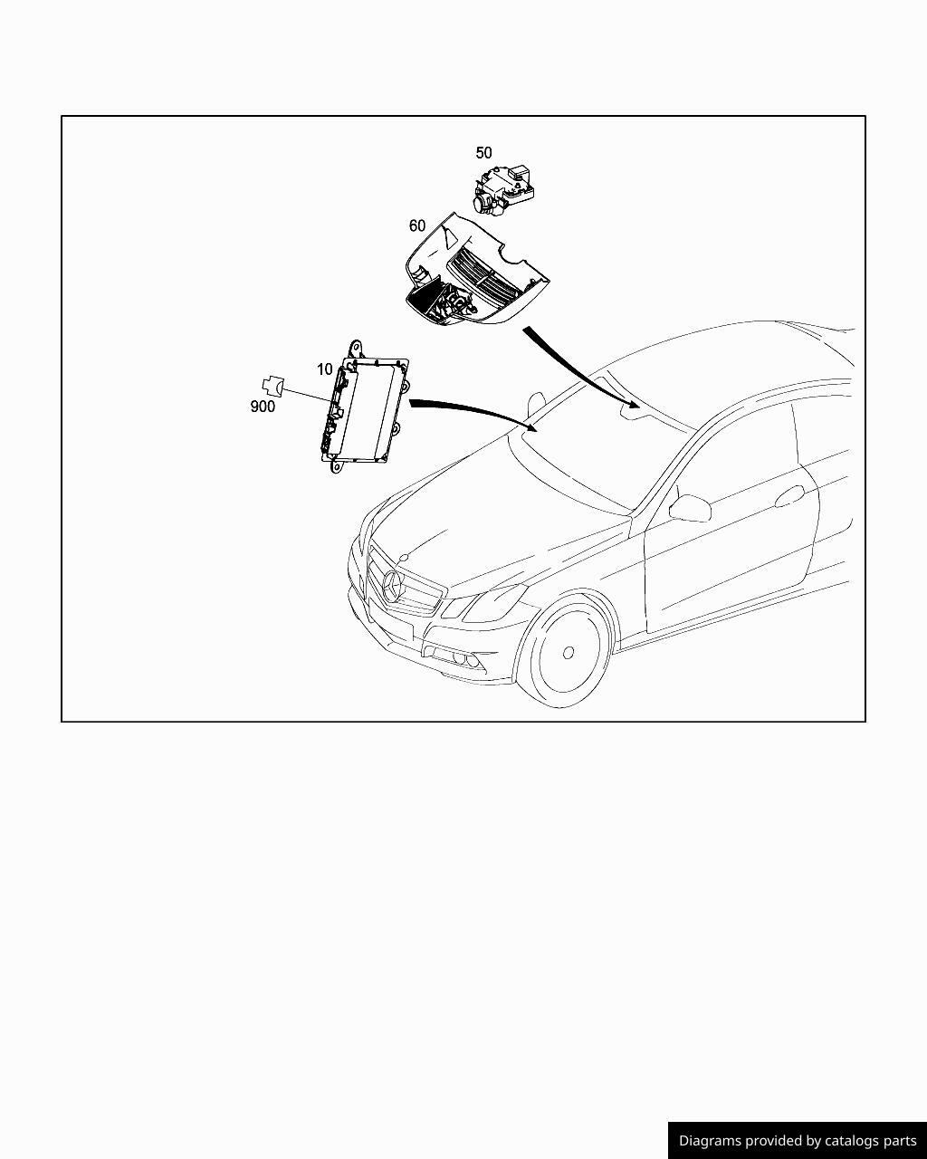 Mercedes Benz Control Unit, Complete A2129007606 LLLParts