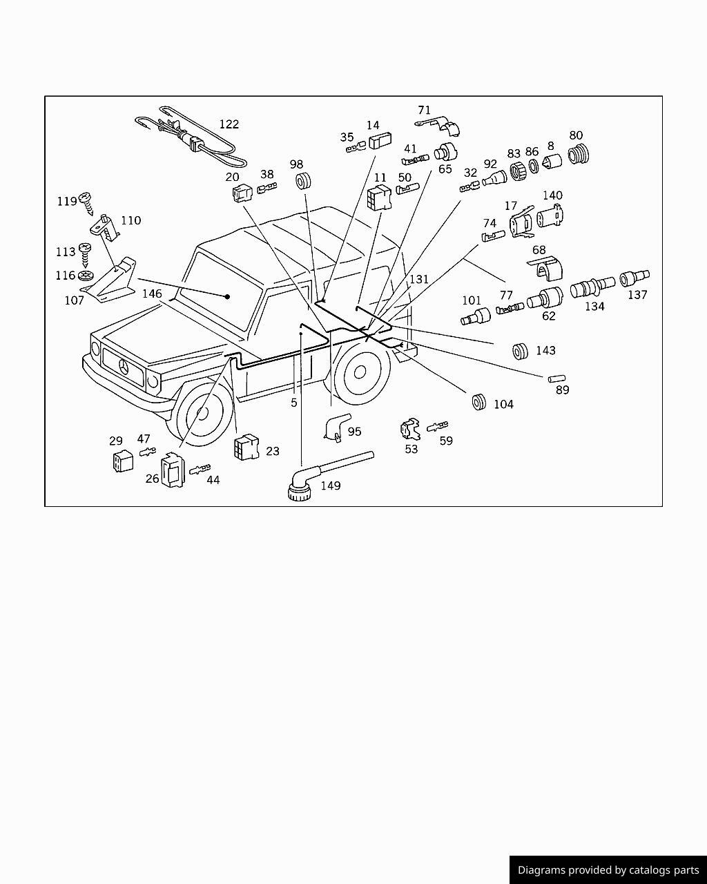 Car part diagram