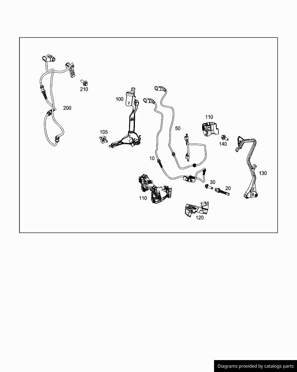 Mercedes Benz Rpm Sensor A2139052104 LLLParts
