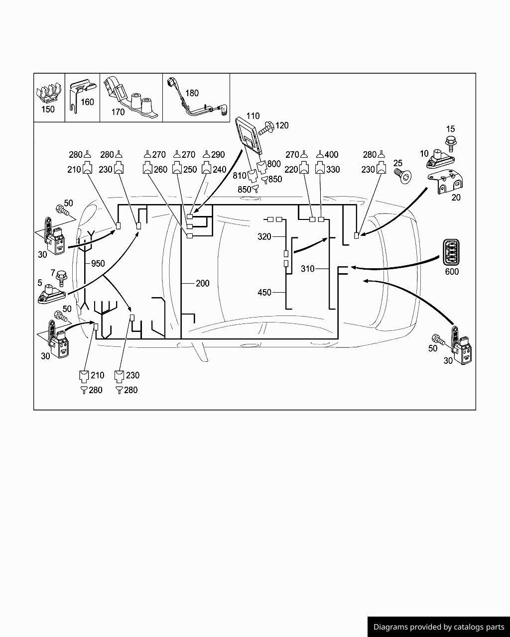 Car part diagram