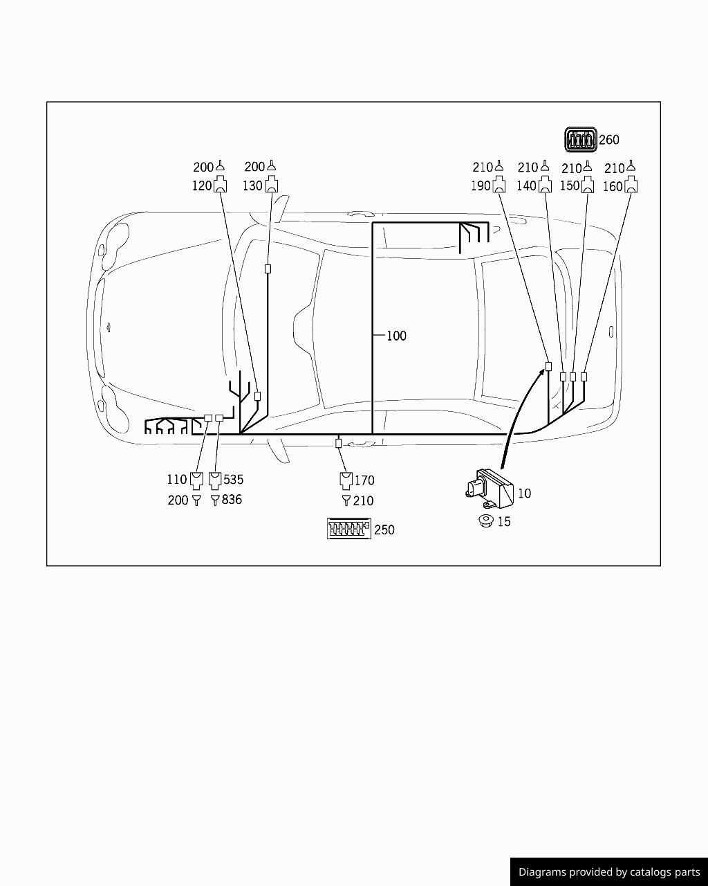 Car part diagram