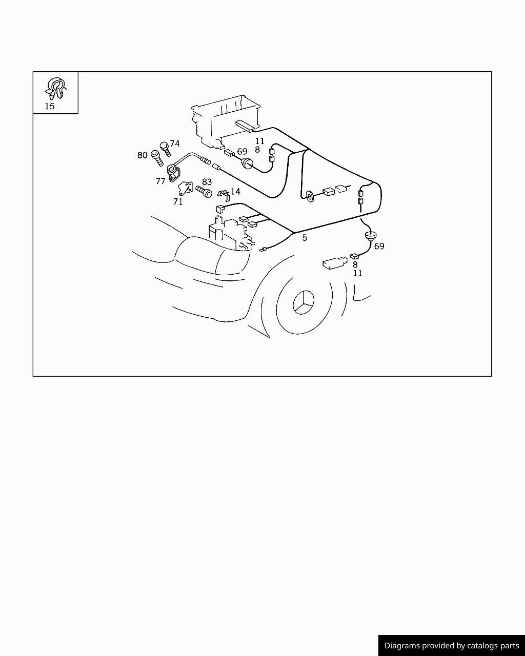 Car part diagram