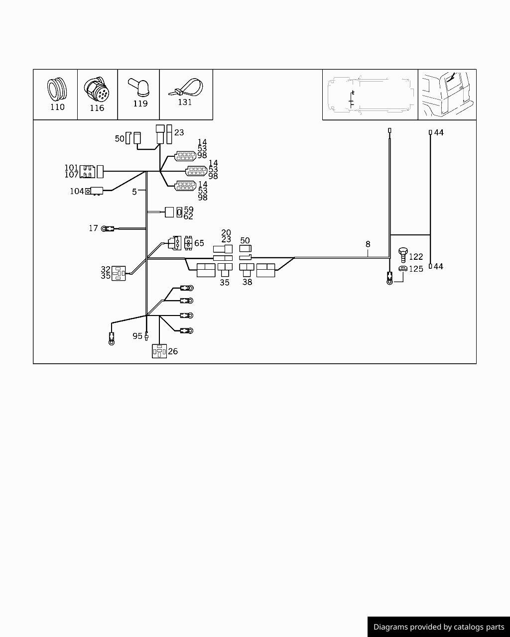 Car part diagram