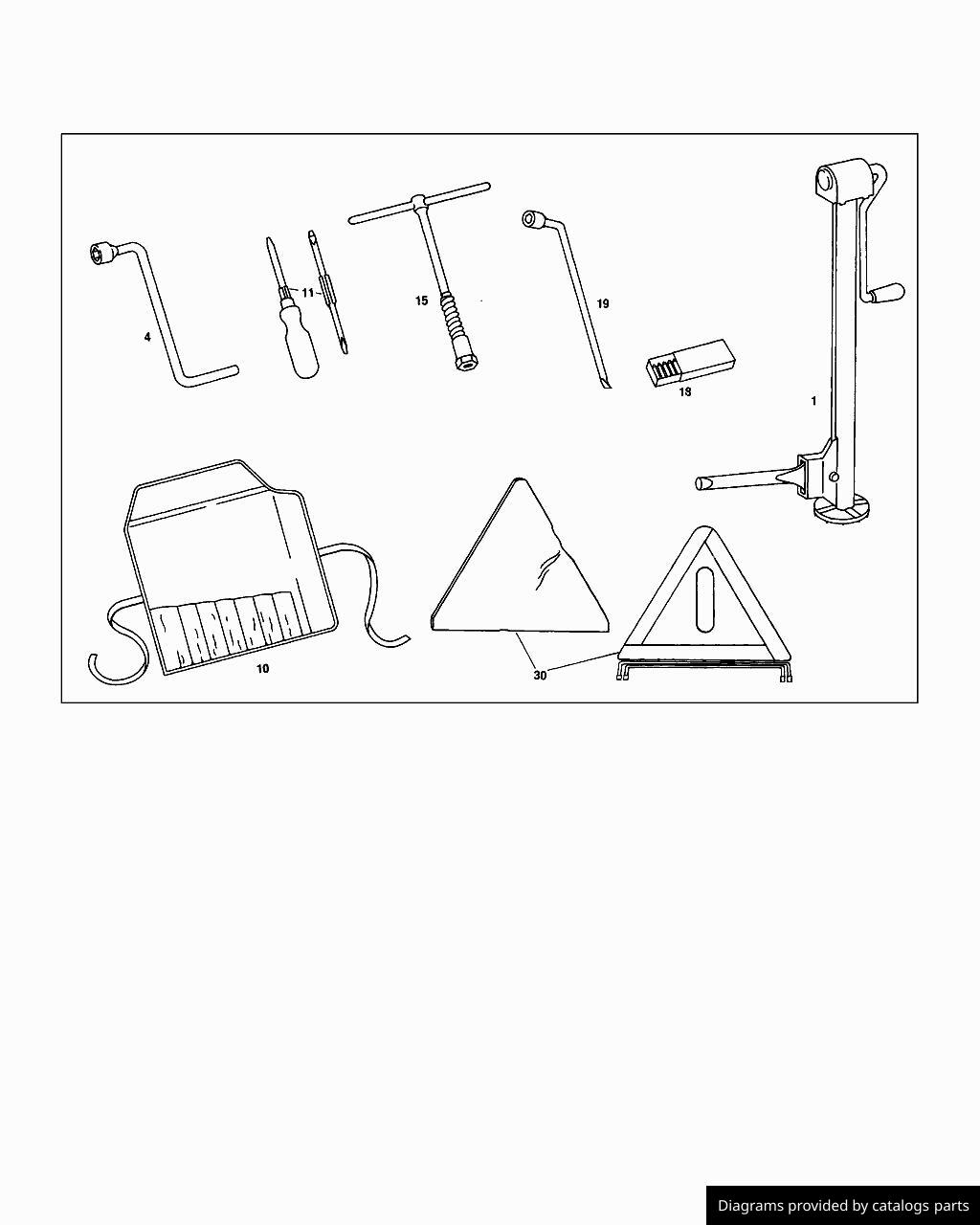 Car part diagram