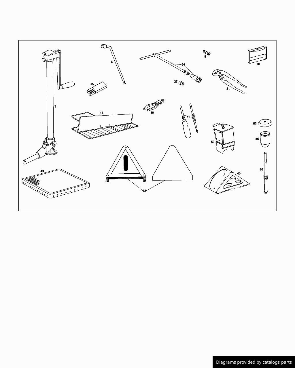 Car part diagram
