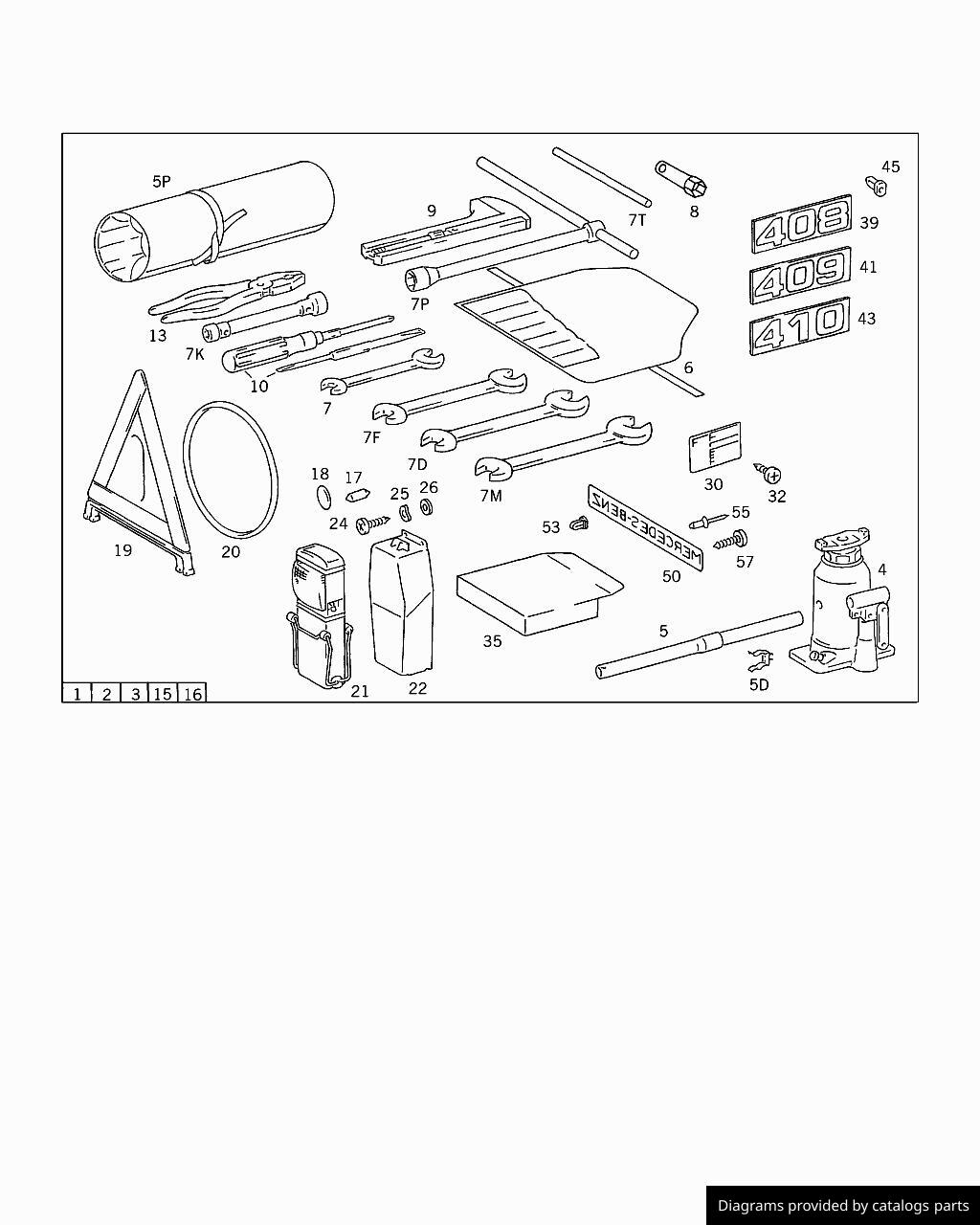 Car part diagram