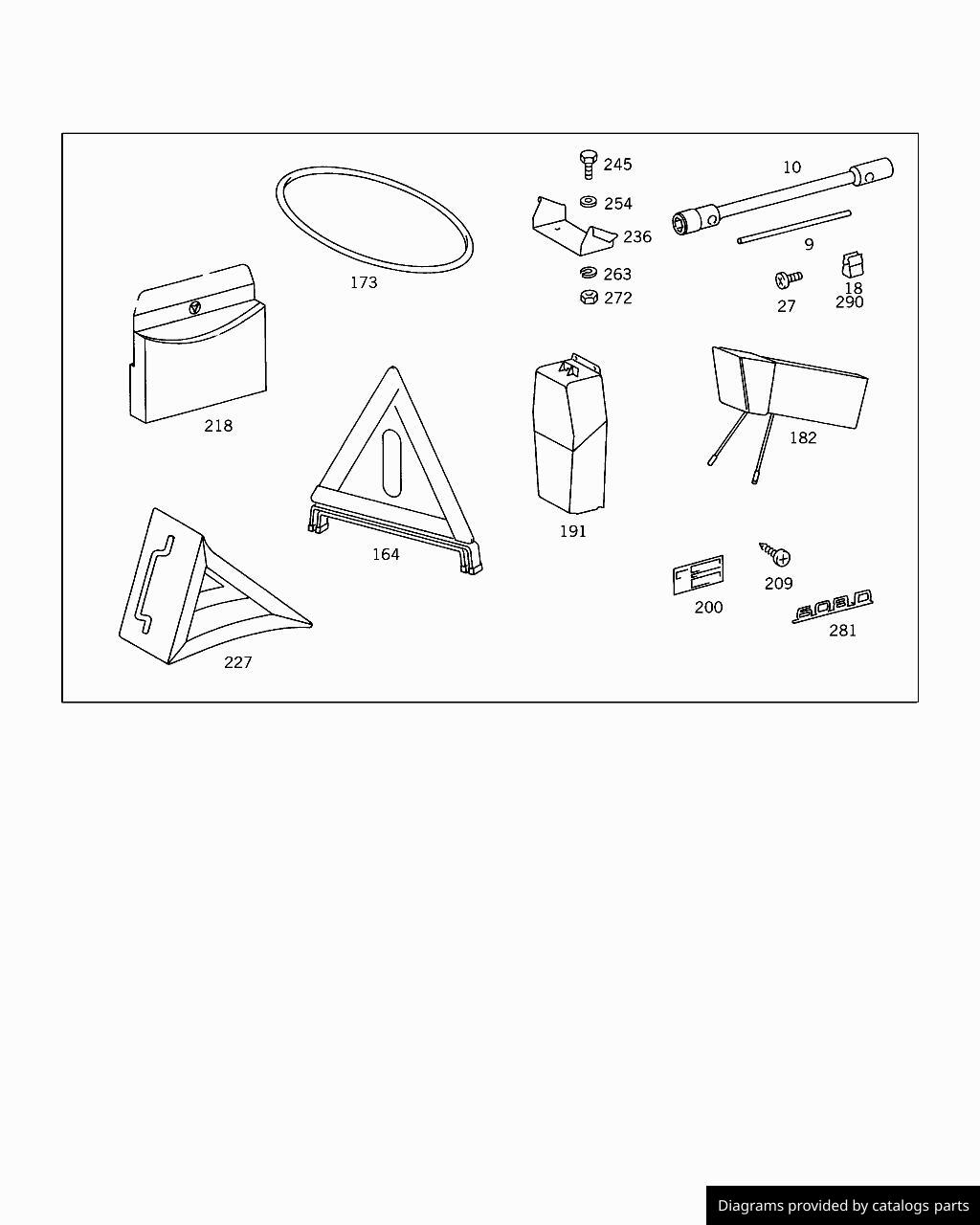 Car part diagram