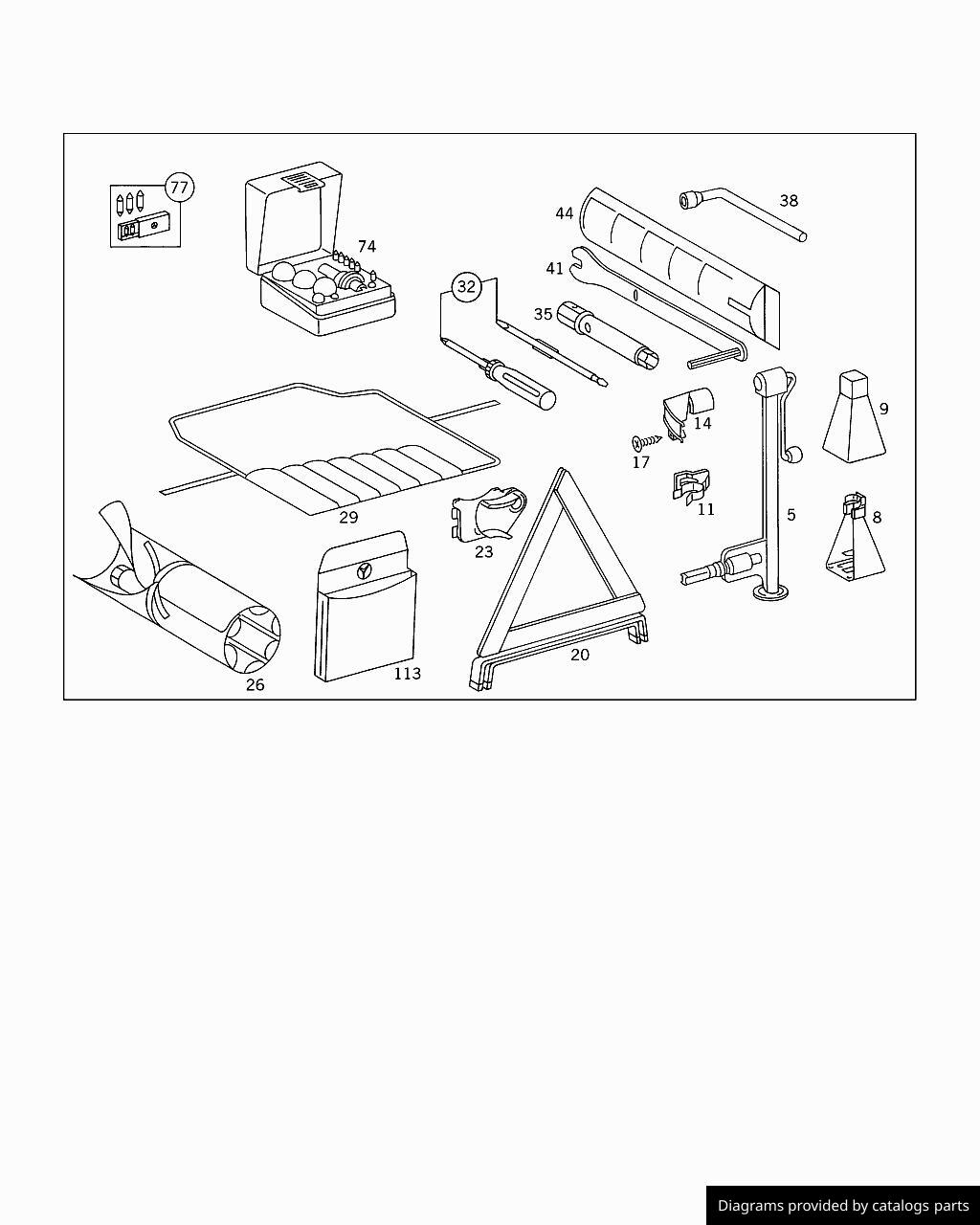 Car part diagram