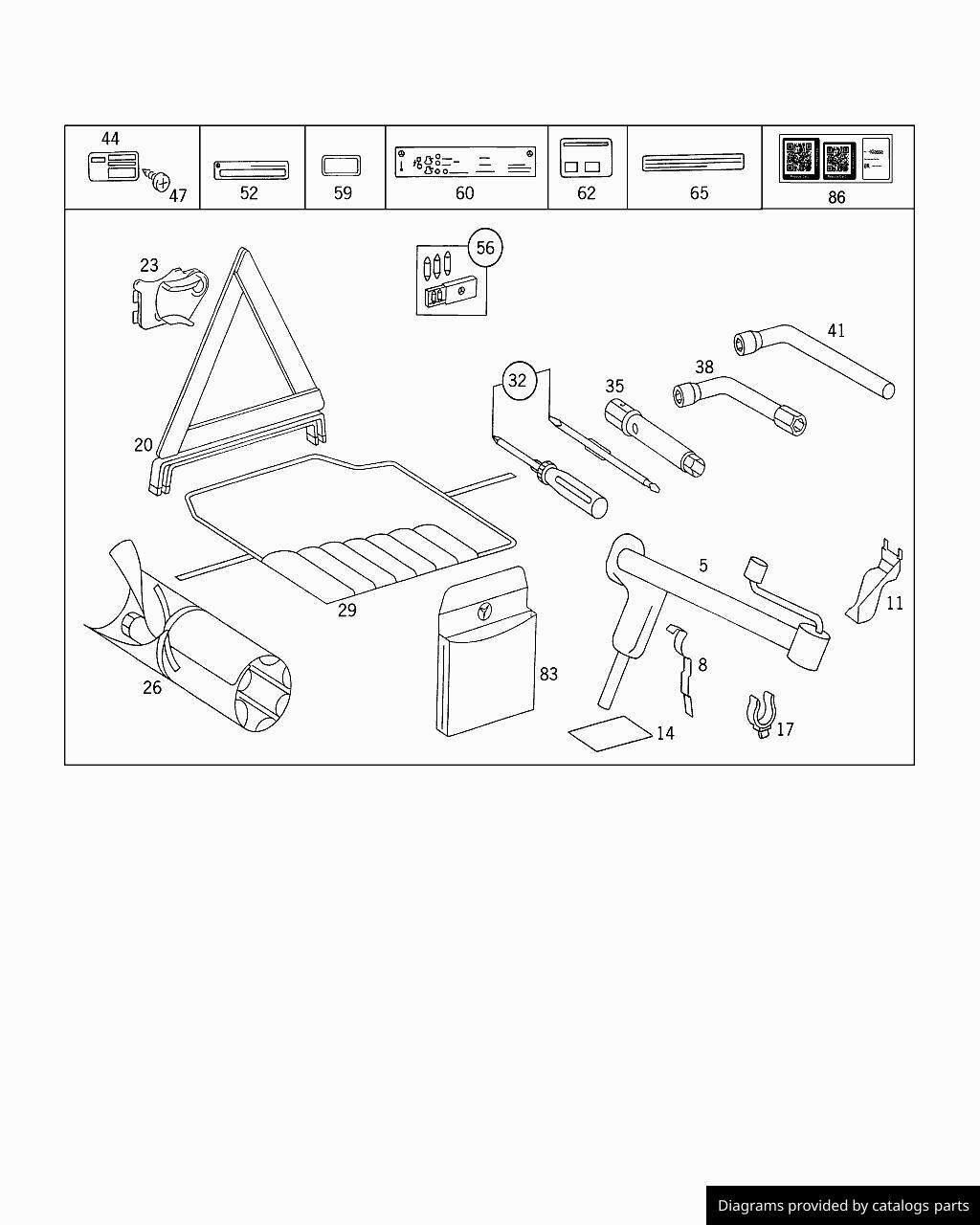 Car part diagram