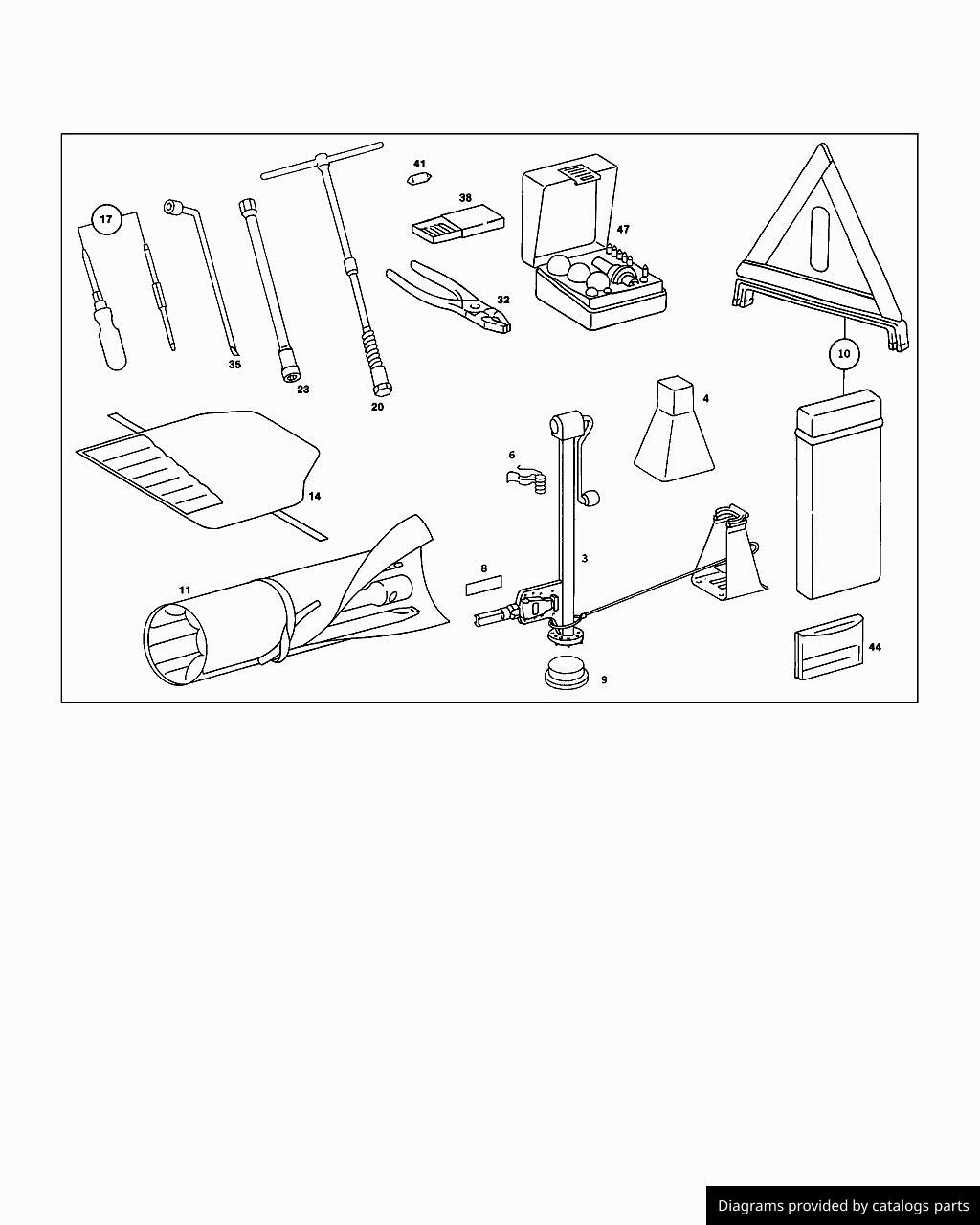 Car part diagram