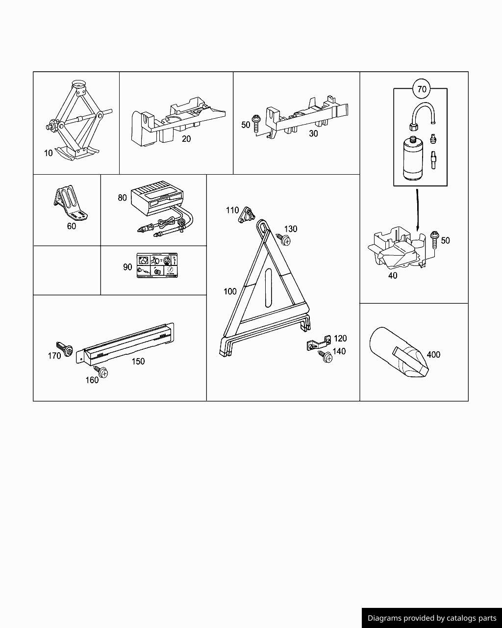 Car part diagram