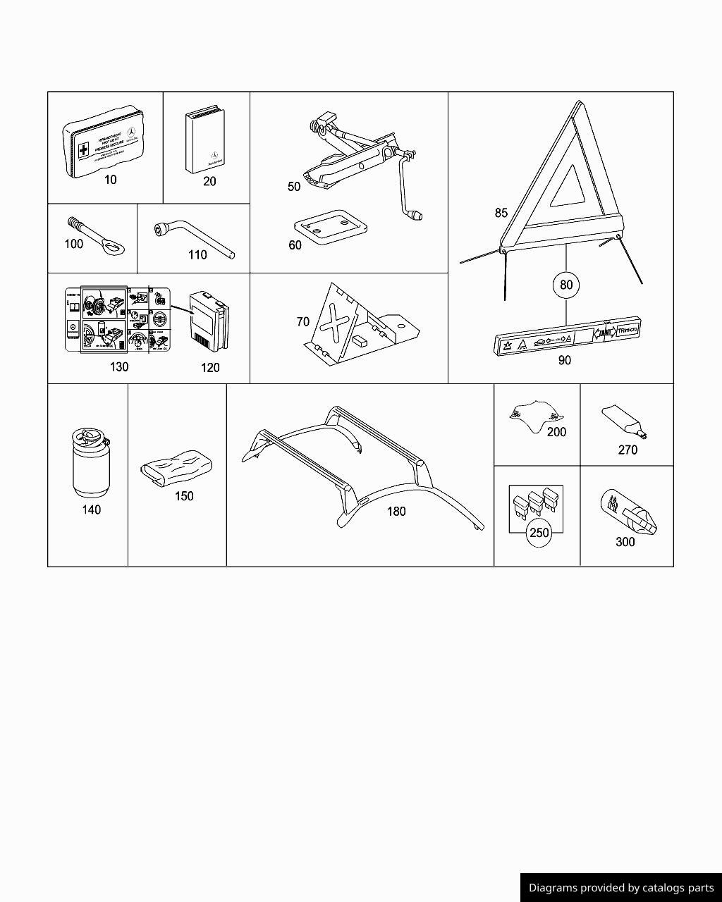 Car part diagram