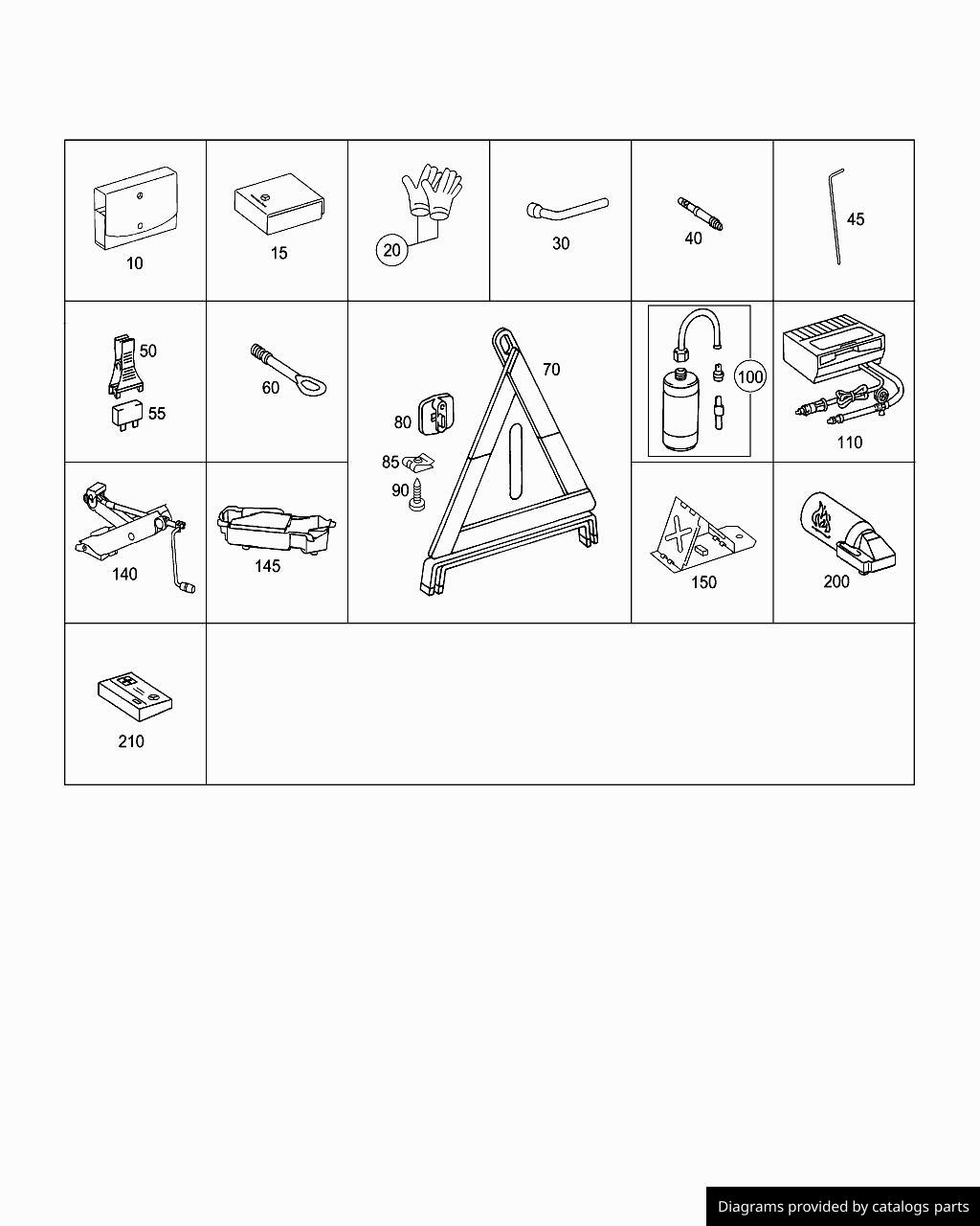 Car part diagram