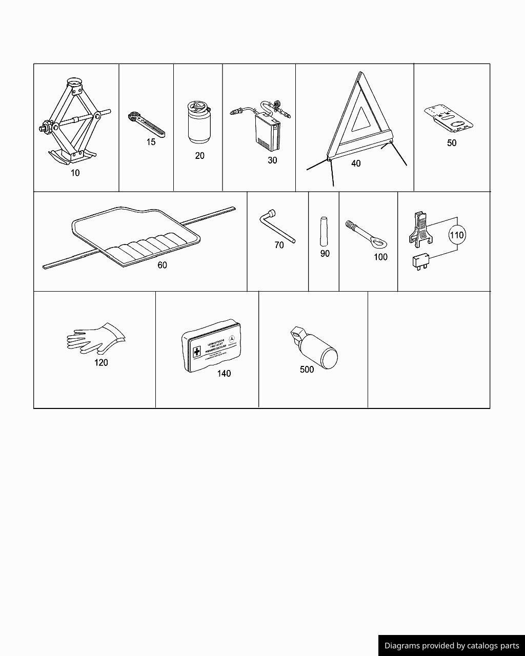 Car part diagram
