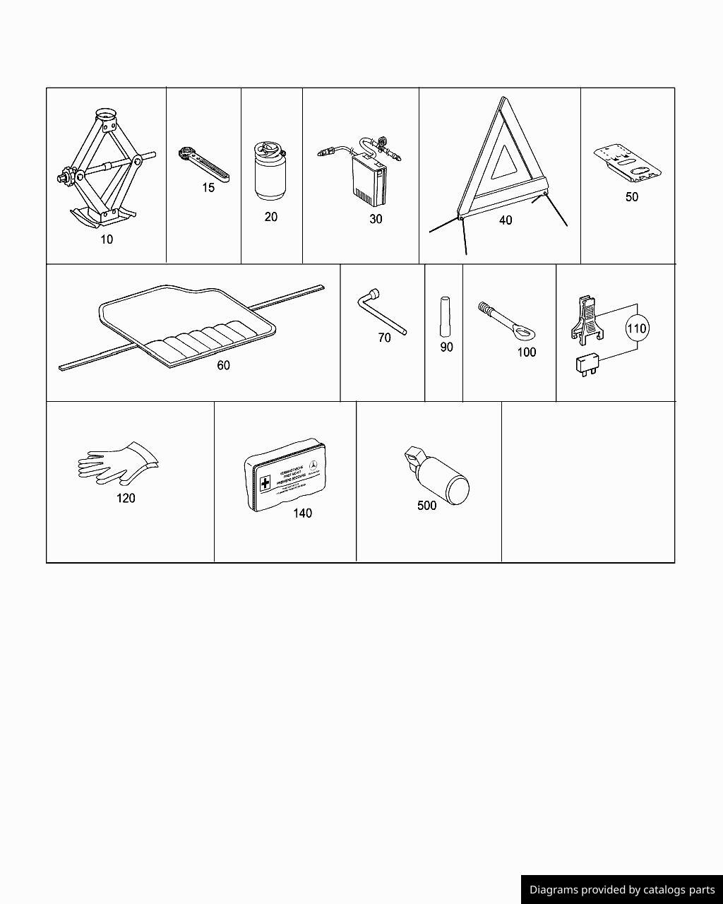Car part diagram