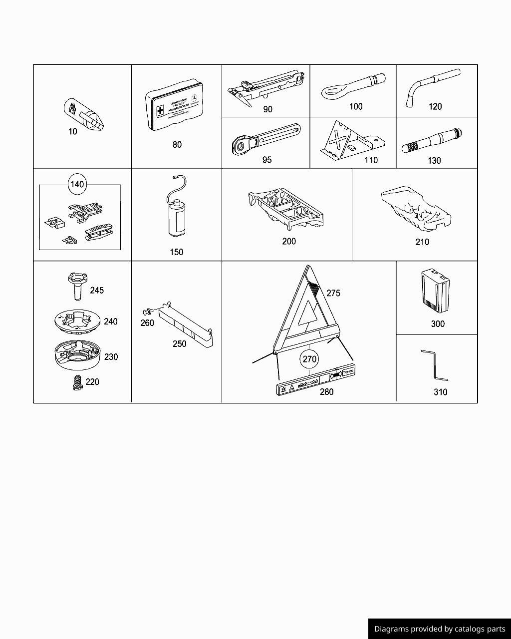 Car part diagram