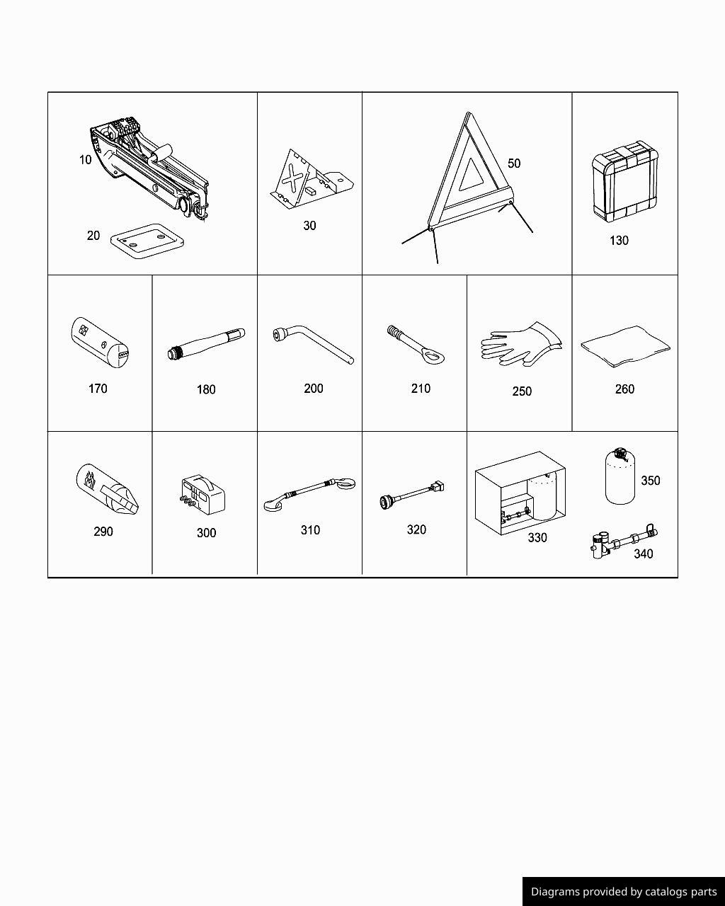 Car part diagram
