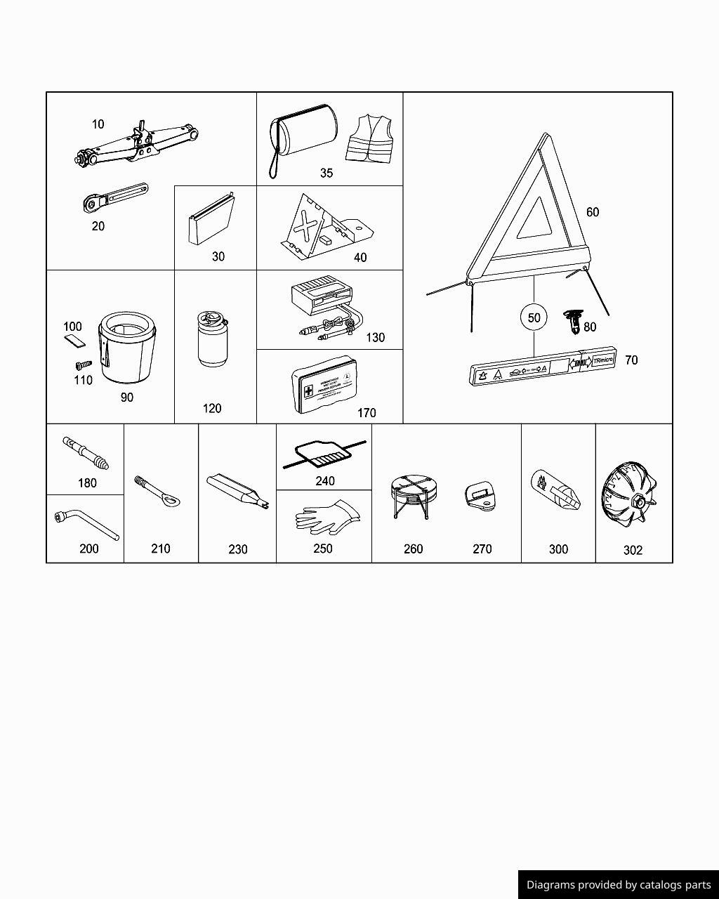 Car part diagram