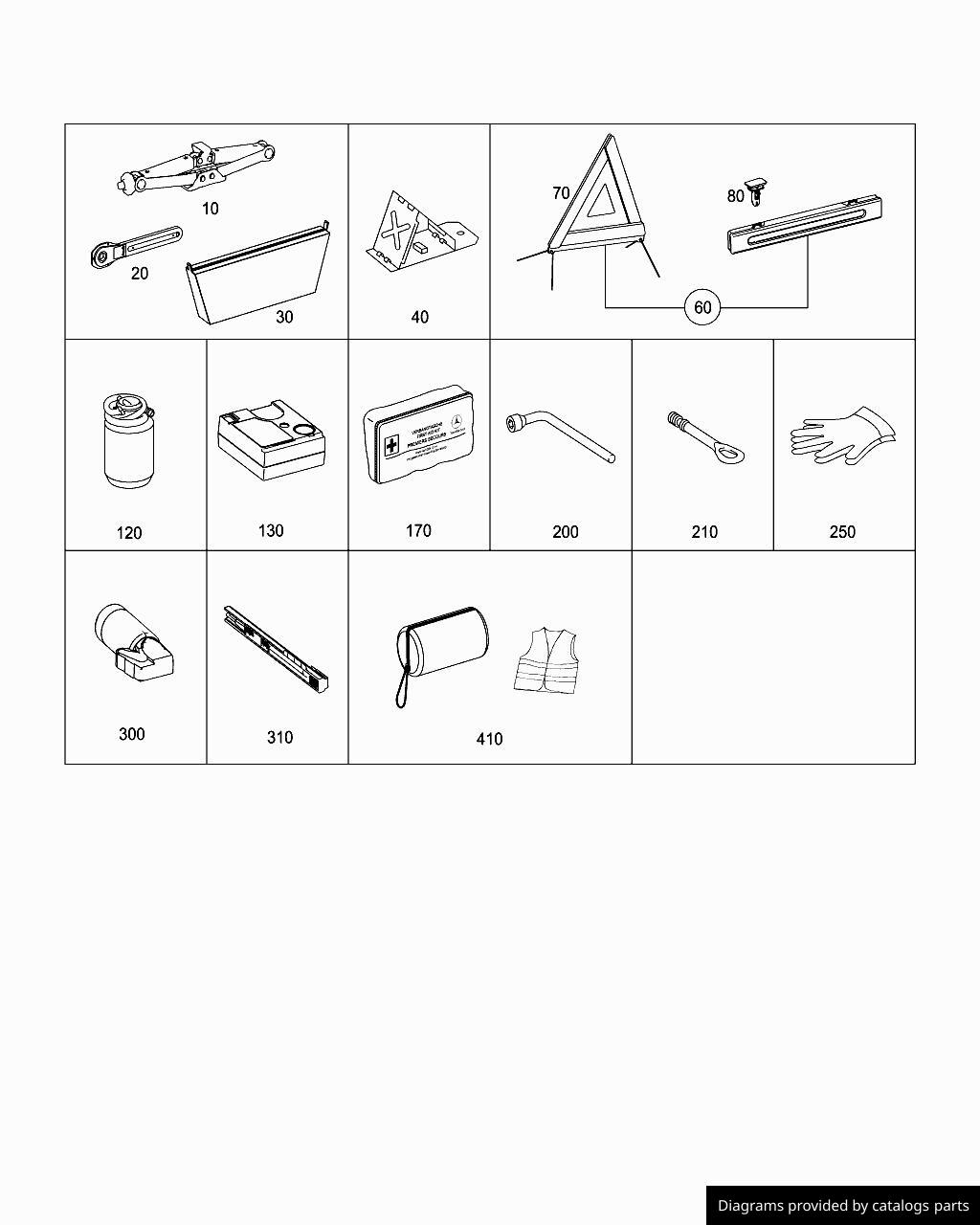Car part diagram