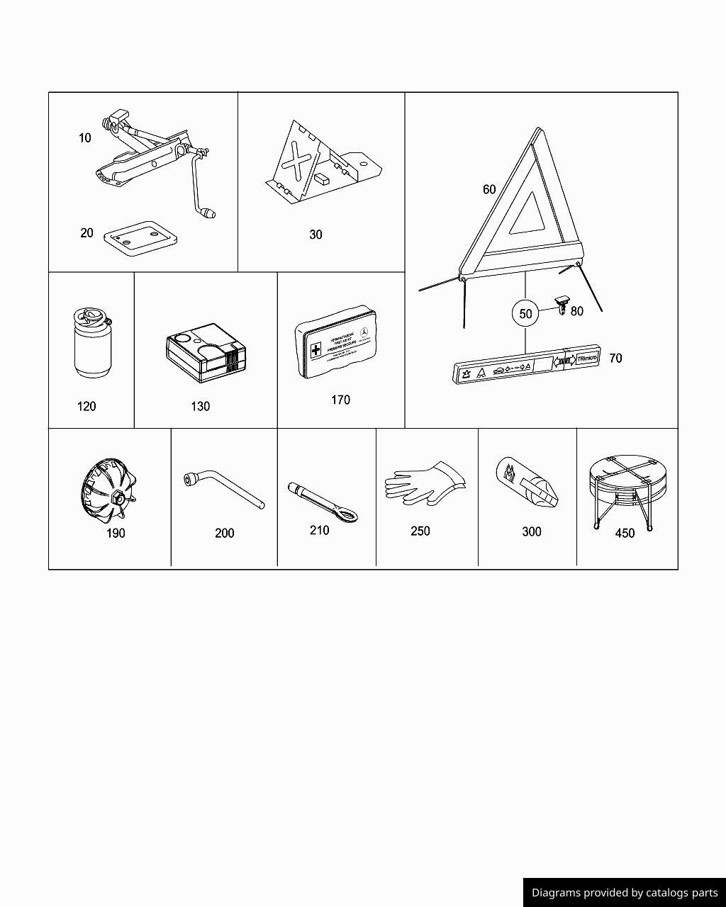 Car part diagram