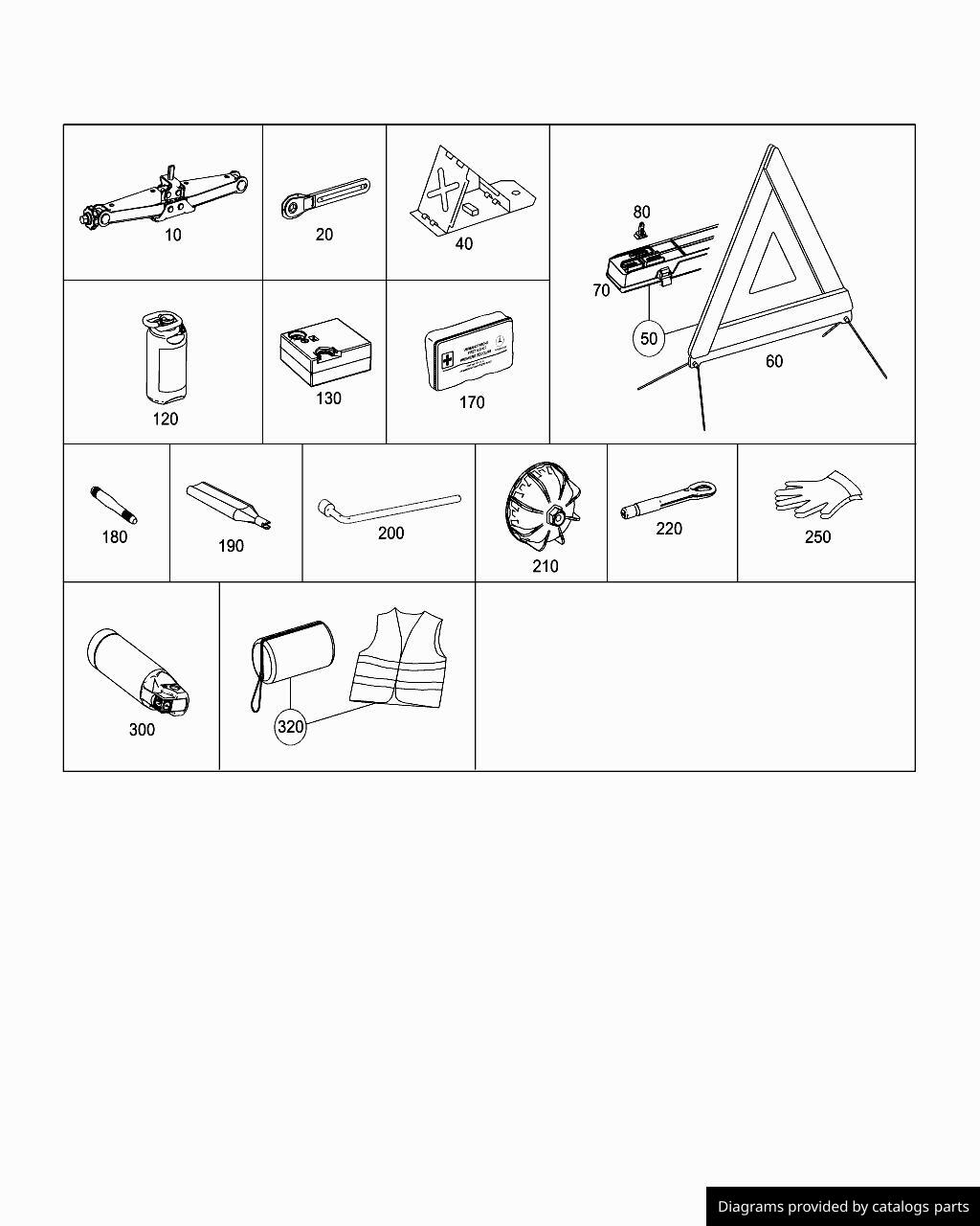 Car part diagram