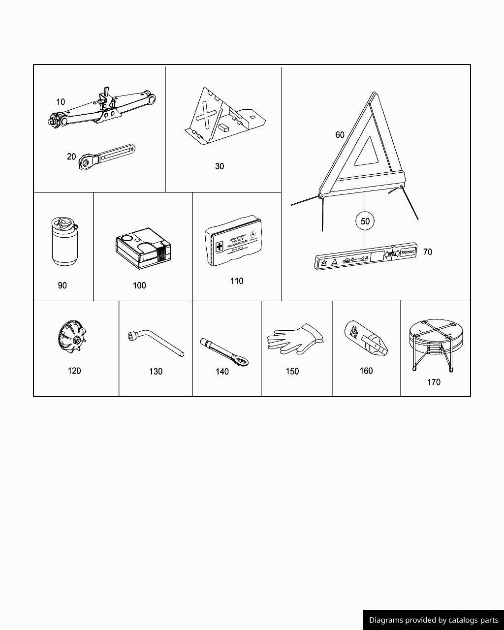 Car part diagram