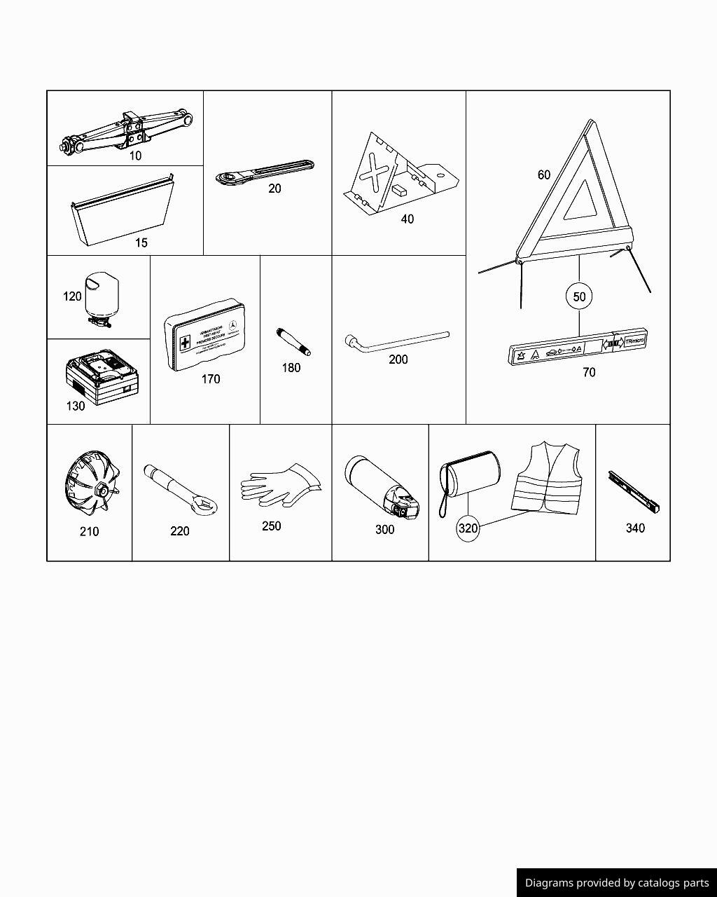 Car part diagram