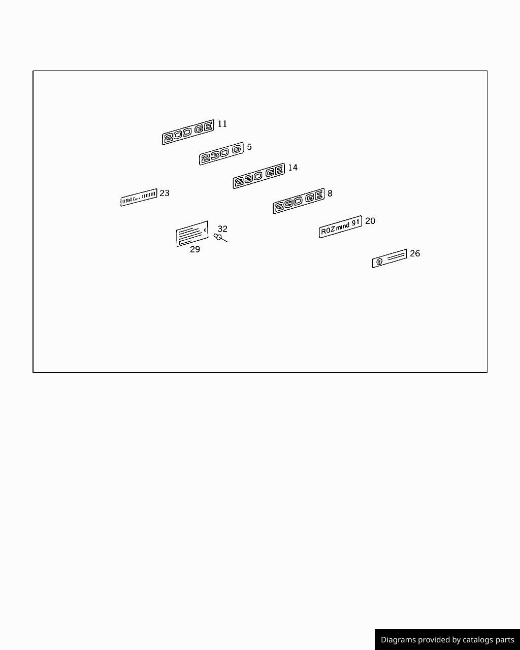Car part diagram