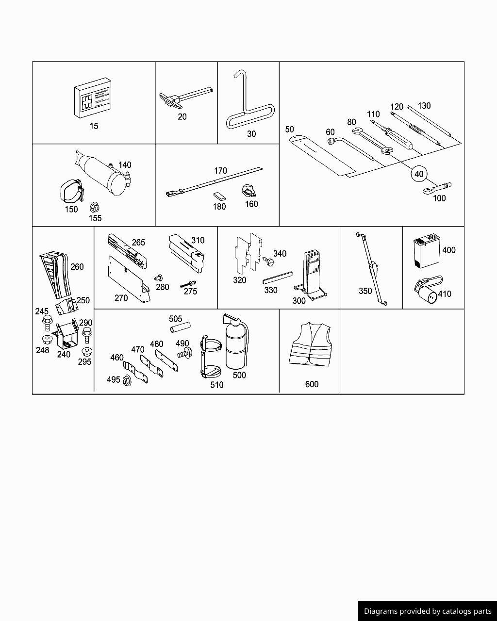 Car part diagram