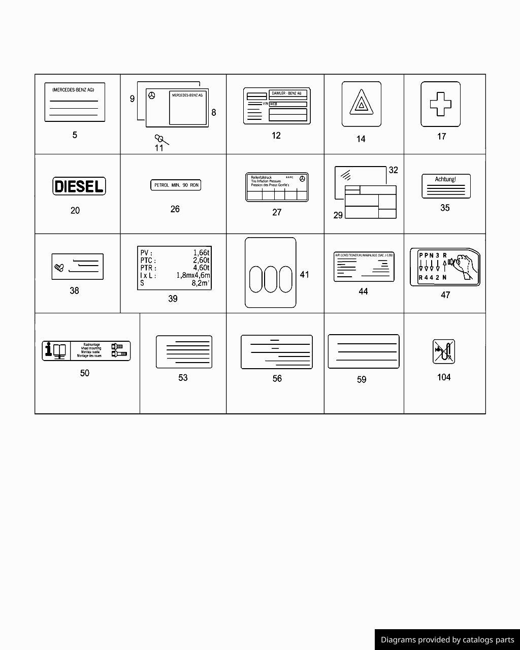 Car part diagram