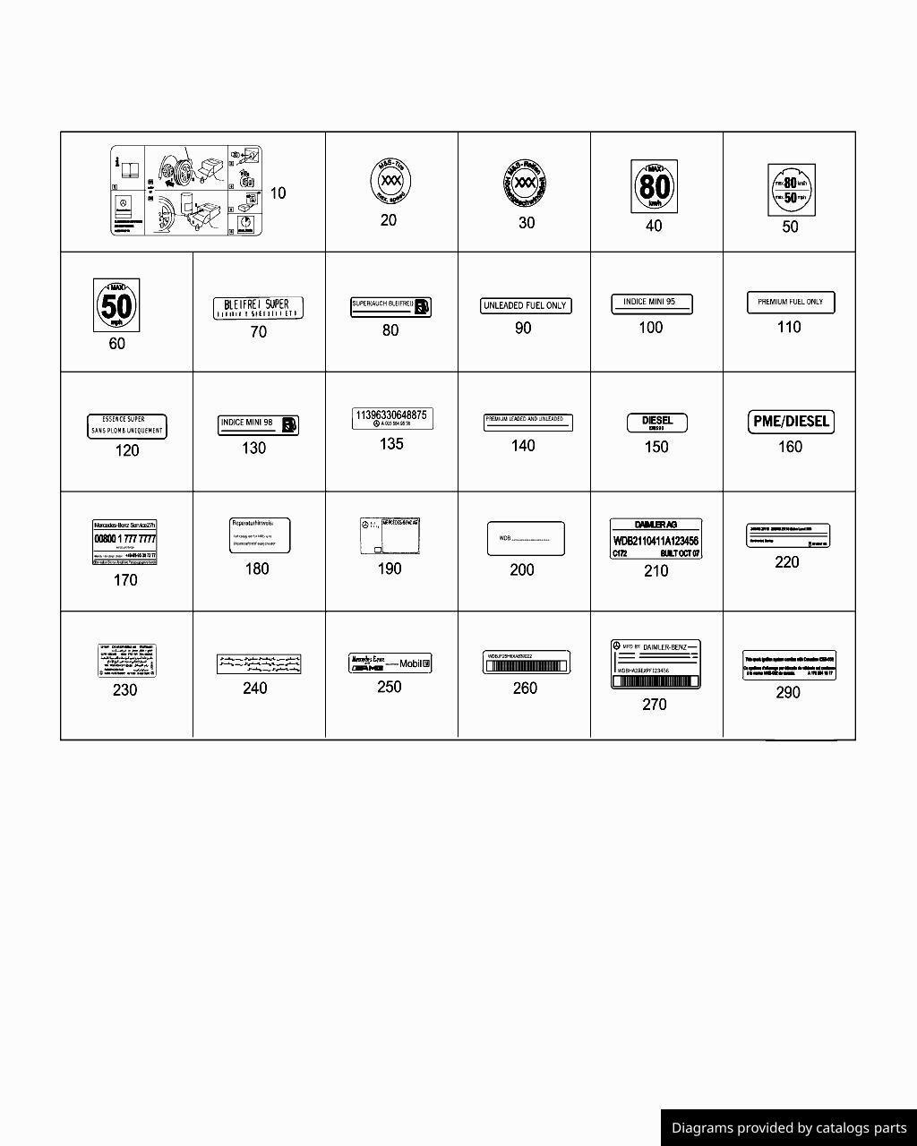 Car part diagram