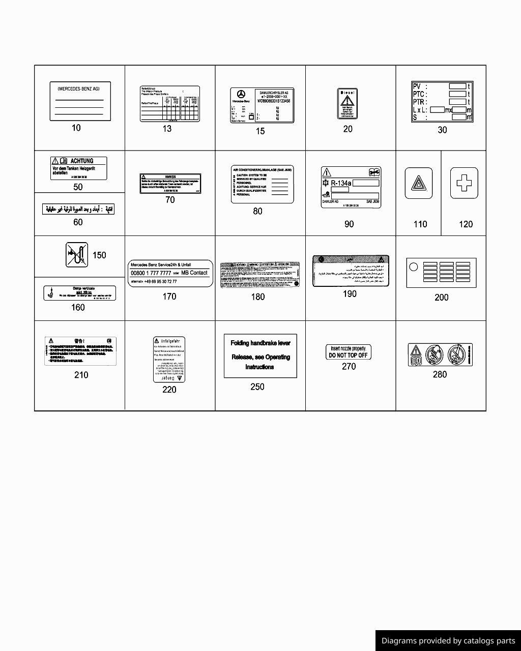 Car part diagram