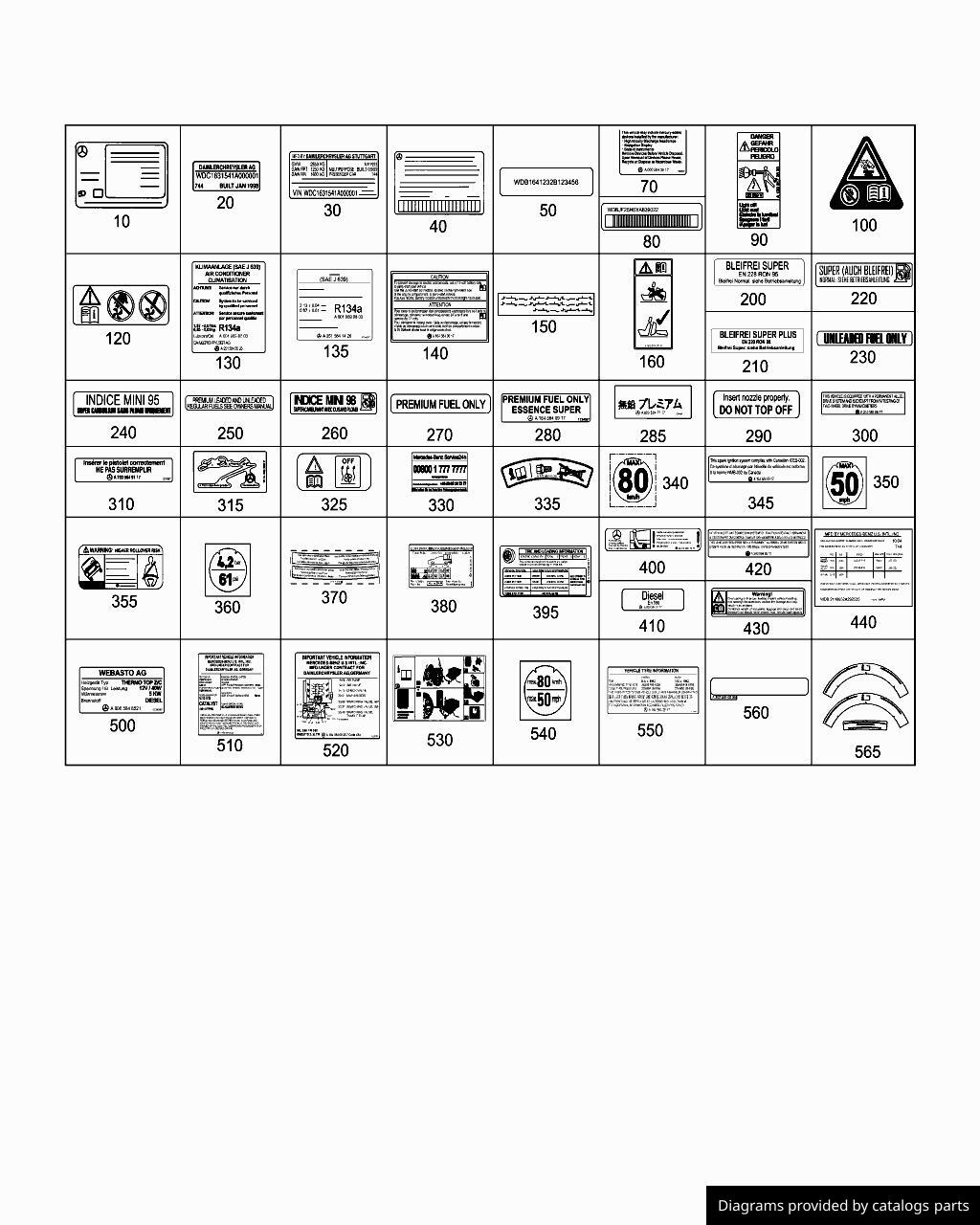 Car part diagram
