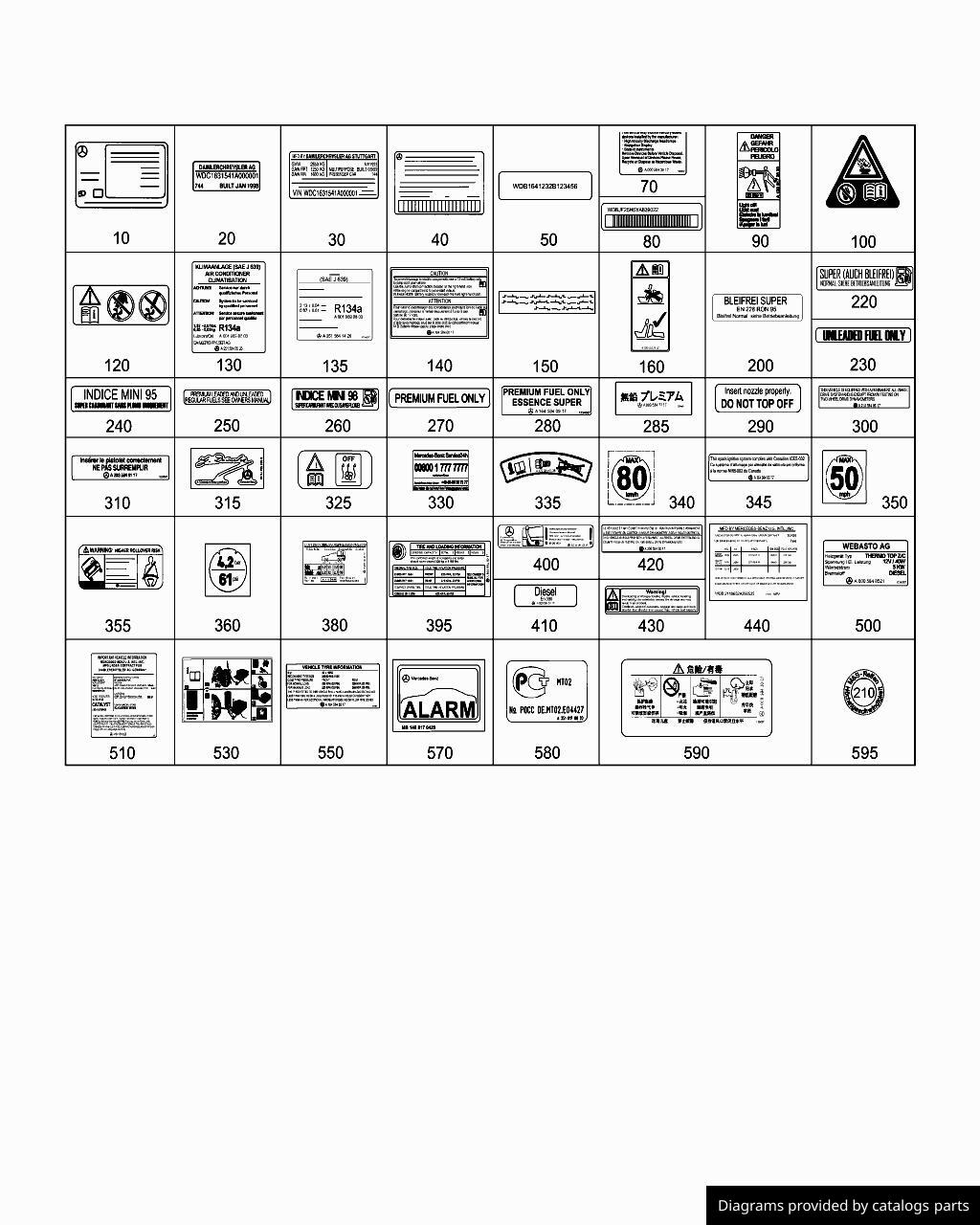 Car part diagram