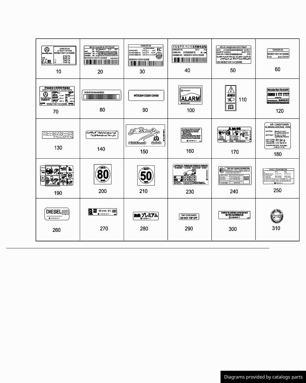 Car part diagram