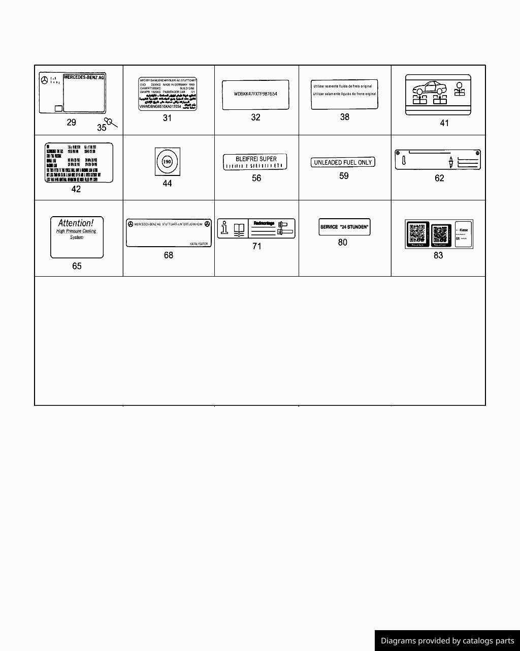 Car part diagram
