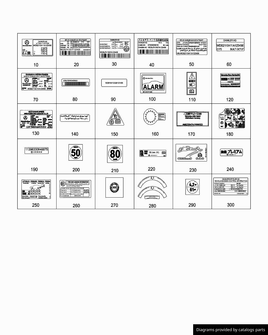 Car part diagram