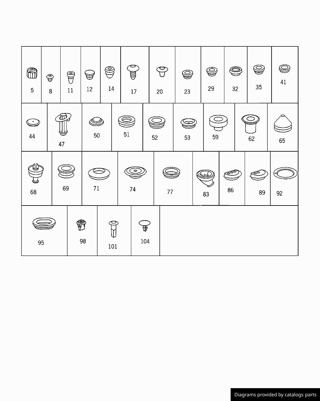 Car part diagram